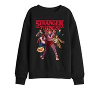 Stranger Things Final Stand Comic Felpa Bambini, Nero, 12-13 A