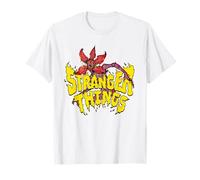Stranger Things Flames Demogorgon Maglietta