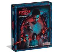 Clementoni - Stranger Things Friends Don’t Lie, Gioco da Tavolo Ispirato alle Prime 4 Stagioni, Sfide nel Sottosopra con 12 Personaggi e Mostri Leggendari, Made in Italy, Lingua Italiana, 16666