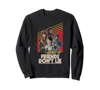 Stranger Things Friends Don't Lie Poster Felpa