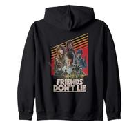 Stranger Things Friends Don't Lie Poster Felpa con Cappuccio