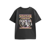 Stranger Things Grigio Hawkins Heroes T-shirt a maniche corte Unisex Bambini