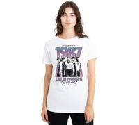 Stranger Things Hawkins 1987 Group Tour Poster T-Shirt Donna, Bianco, M