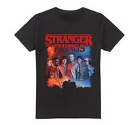 Stranger Things Hawkins Creel House Poster Maglietta Unisex, Nera, XL, Nero, XL
