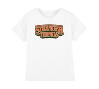 Stranger Things Hawkins High School Logo T-Shirt Bambini, Bianco, 12-13 A