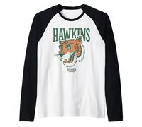 Stranger Things Hawkins High Tiger Mascot Maglia con Maniche Raglan