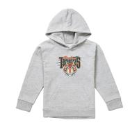 Stranger Things Hawkins Tigers Scratch Youth Kids Boy/Girls Pull-Over Hoodie, Athletic Heather, 7-8
