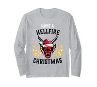 Stranger Things Hellfire Christmas Maglia a Manica