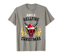 Stranger Things Hellfire Christmas Maglietta
