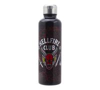 Stranger Things Hellfire Club - Borraccia in metallo con coperchio, 500 ml
