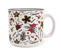 Stranger Things Hellfire Club Icone Tazza Camper In Ceramica | Contiene 20 Once
