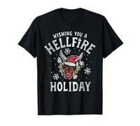 Stranger Things Hellfire Holiday Ufficialmente Autorizzato Maglietta