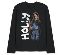 Stranger Things Holly Neo Homage Unisex Long Sleeve T Shirt, Black, Small