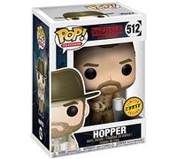 Stranger Things Hopper with Donut Pop! Vinyl Figure Chase Variant and (Bundled with Pop BOX PROTECTOR CASE)