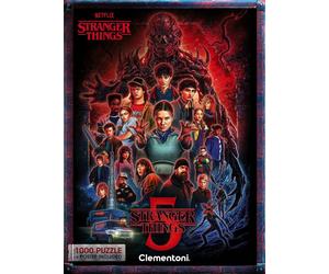 Stranger Things Jigsaw Puzzle Season 5 (1000 Pezzi) Clementoni