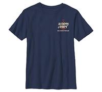 Stranger Things Maglietta a Maniche Corte da Ragazzo Ahoy, Blu Navy, L