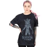 Stranger Things Maglietta di Maglietta da Donna Demogorgon Lavaggio con Acido Medium