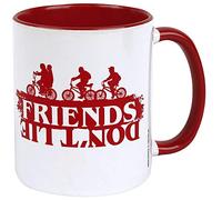 Stranger Things MGC25252-Multicoloured-11oz/315ml Tazza Colazione, 315 milliliters, Ceramica, White
