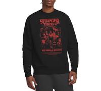 Stranger Things Mindflayer Group Horror Movie Poster Felpa Unisex, Nero, M