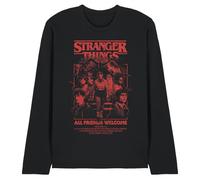 Stranger Things Mindflayer Group Horror Movie Poster Unisex Long Sleeve T Shirt, Black, Medium