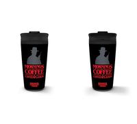 Tazza da viaggio metallizzata Pyramid Int Stranger Things Caffè e contemplazione