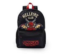 Stranger Things Nero Hellfire Club Zaino Unisex Adulti