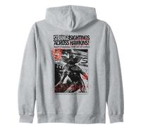 Stranger Things Newspaper Demogorgon Sighting Felpa con Cappuccio