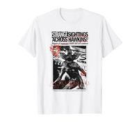 Stranger Things Newspaper Demogorgon Sighting Maglietta, Uomo, Bianco, M