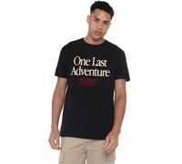Stranger Things One Last Adventure Front Back Unisex T Shirt, Black, Large