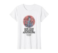 Stranger Things One Last Adventure Poster Maglietta, Donna, Bianco, M