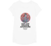 Stranger Things One Last Adventure Poster Maglietta, Ragazze, Bianco, M