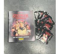 Stranger Things One Last Strange Adventure Album Vuoto + 10 Bustine di Figurine