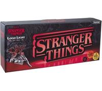 Paladone Lampada Logo Stranger Things, 30 cm (11,8") di Larghezza, Lampada da Parete o Scrivania con Alimentazione USB o a Batterie, Modalità Luce Fase e Pulsazione, Prodotto Ufficiale Netflix