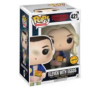 STRANGER THINGS - POP FUNKO VINYL FIGURE 421 ELEVEN WITH EGGOS 9CM - CHASE