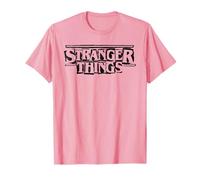 Stranger Things Punk Logo Black Maglietta