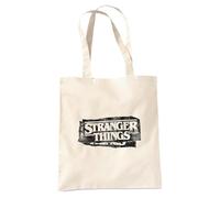 Stranger Things Punk Logo Borsa Riutilizzabile Per La Spesa Da Viaggio, Colore Naturale