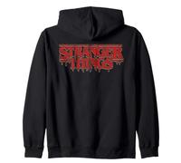 Stranger Things Retro Drippy Logo Felpa con Cappuccio