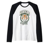 Stranger Things Retro Hawkins Ufficialmente Autorizzato Maglia con Maniche Raglan