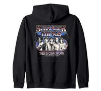 Stranger Things Retro Thunder Group Felpa con Cappuccio