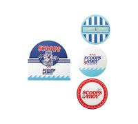 Stranger Things Scoops Ahoy Sottobicchiere 4-pack Cinereplicas