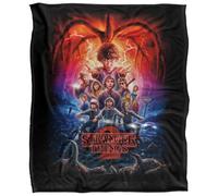 Stranger Things Season 2 Poster Silky Touch Super Soft Throw Blanket 152 X 127 Cm