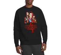 Stranger Things Season Four Poster Unisex Sweatshirt, Black, XL