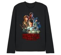 Stranger Things Season One Poster Unisex Long Sleeve T Shirt, Black, Medium