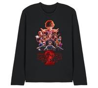 Stranger Things Season Two Poster Unisex Long Sleeve T Shirt, Black, Medium