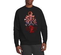 Stranger Things Season Two Poster Unisex Sweatshirt, Black, XXL