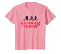 Stranger Things Silhouette Bike Logo Maglietta