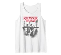 Stranger Things Silhouette Forest Logo Canotta