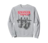 Stranger Things Silhouette Forest Logo Felpa