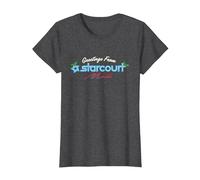 Stranger Things Starcourt Mall Maglietta, Donna, Grigio Scuro, XL