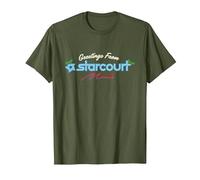 Stranger Things Starcourt Mall Maglietta, Uomo, Oliva, XXL